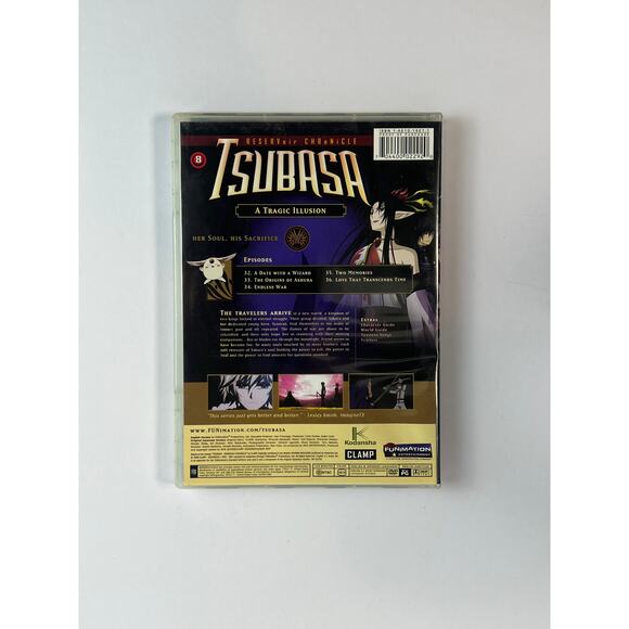 DVD - Tsubasa Reservoir Chronicle Volume 8 - English Japanese - FUNimation 2008 - Picture 2 of 6